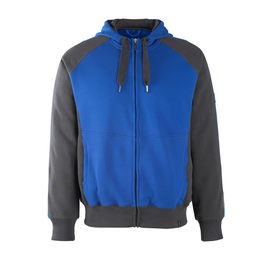 Wiesbaden Kapuzensweatshirt / Gr. M,  Kornblau/Schwarzblau Produktbild
