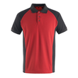 Bottrop Polo-shirt / Gr. 4XL,  Rot/Schwarz Produktbild