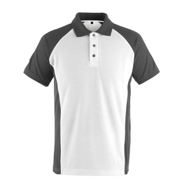 Bottrop Polo-shirt / Gr. L,  Weiß/Dunkelanthrazit Produktbild