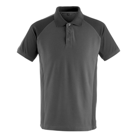 Bottrop Polo-shirt / Gr. L,  Dunkelanthrazit/Schwarz Produktbild