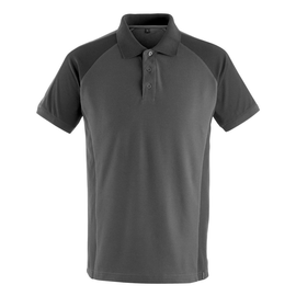 Bottrop Polo-shirt / Gr. M,  Dunkelanthrazit/Schwarz Produktbild