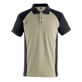 Bottrop Polo-shirt / Gr. L,  Hellkhaki/Schwarz Produktbild