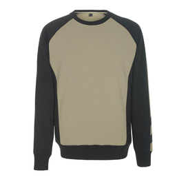 Witten Sweatshirt / Gr. L,  Hellkhaki/Schwarz Produktbild