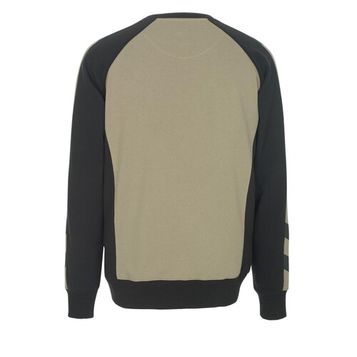 Witten Sweatshirt / Gr. L,  Hellkhaki/Schwarz Produktbild Additional View 2 L