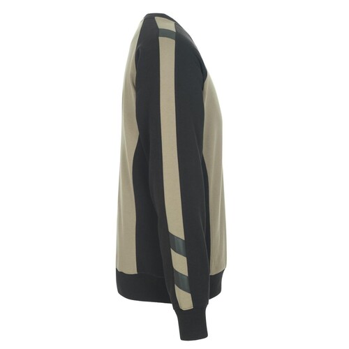 Witten Sweatshirt / Gr. S,  Hellkhaki/Schwarz Produktbild Additional View 3 L
