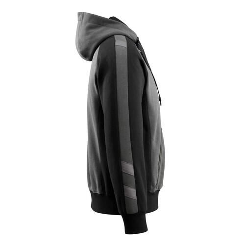 Regensburg Kapuzensweatshirt / Gr. L,  Dunkelanthrazit/Schwarz Produktbild Additional View 3 L