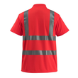 Bowen Polo-shirt / Gr. 3XL, Hi-vis Rot Produktbild Additional View 2 S