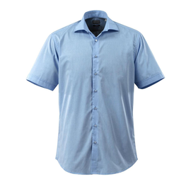 Hemd, Kurzarm, klassische Passform /  Gr. 41-42, Hellblau Produktbild