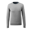 Strickpullover runder Halsausschnitt /  Gr. M, Grau-meliert Produktbild