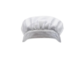 Haube mit Haarnetz Cap / Gr. ONE, Weiß Produktbild