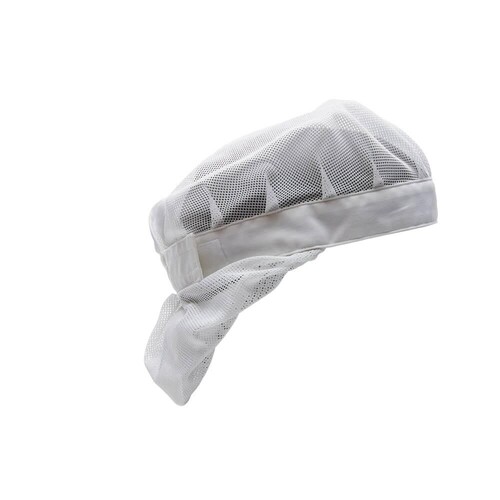 Haube mit Haarnetz Cap / Gr. ONE, Weiß Produktbild Additional View 3 L