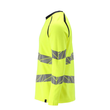 T-Shirt, Langarm, moderne Passform /  Gr. 2XL, Hi-vis Gelb/Schwarzblau Produktbild Additional View 1 S