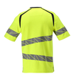 T-Shirt, moderne Passform / Gr. 4XL,  Hi-vis Gelb/Schwarzblau Produktbild Additional View 2 S
