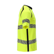 T-Shirt, moderne Passform / Gr. 4XL,  Hi-vis Gelb/Schwarzblau Produktbild Additional View 3 S
