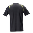 T-Shirt, moderne Passform / Gr. XS,  Schwarzblau/Hi-vis Gelb Produktbild Additional View 2 S