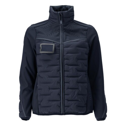 Jacke mit leichtem Futter,  Damenpassform Thermojacke / Gr. 5XL,  Schwarzblau Produktbild Front View L