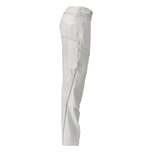 Hose mit Knietaschen, Damen / Gr.  76C38, Weiß Produktbild Additional View 3 L