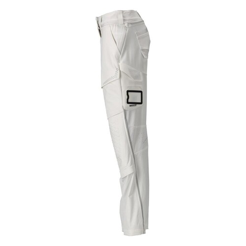 Hose mit Knietaschen, Damen / Gr.  82C34, Weiß Produktbild Additional View 1 L