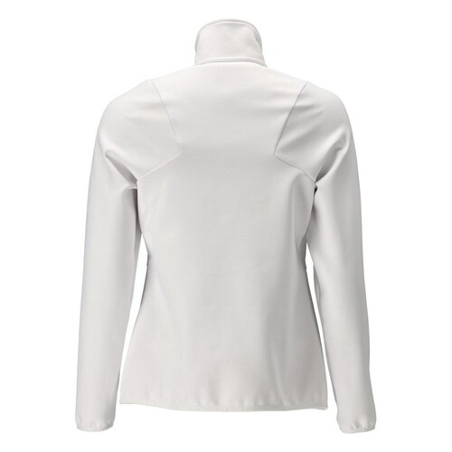 Fleecepullover mit Reißverschluss,  Damen Microfleecejacke / Gr. 4XL, Weiß Produktbild Additional View 2 L