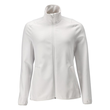 Fleecepullover mit Reißverschluss,  Damen Microfleecejacke / Gr. M, Weiß Produktbild