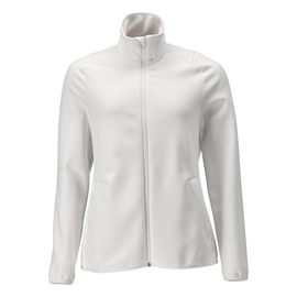 Fleecepullover mit Reißverschluss,  Damen Microfleecejacke / Gr. XS, Weiß Produktbild