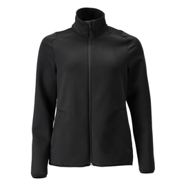 Fleecepullover mit Reißverschluss,  Damen Microfleecejacke / Gr. XS,  Schwarz Produktbild