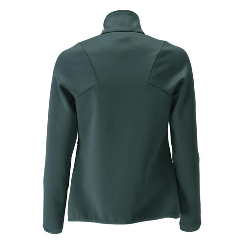 Fleecepullover mit Reißverschluss,  Damen Microfleecejacke / Gr. 4XL,  Waldgrün Produktbild Additional View 2 L
