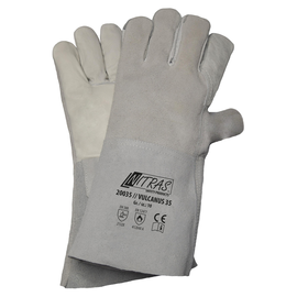 Schweißerhandschuh Vollleder / Gr. 10 grau / Nitras 20035 Produktbild