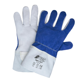 Schutzhandschuh Spaltleder / Gr. 9 grau-blau / Nitras 20029 Produktbild