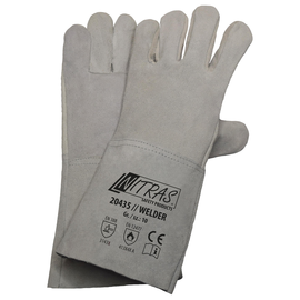 Schweißerhandschuh Spaltleder / Gr. 10 grau / Nitras 20435 Produktbild
