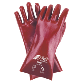 PVC-Handschuh PVC / Gr. 10 natur-rot / PVC-beschichtet Nitras 160227 Produktbild