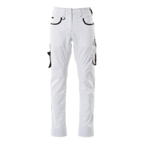 Hose, Damen, Diamond, zweifarbig / Gr.  82C40, Weiß/Dunkelanthrazit Produktbild Front View L