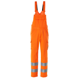 Latzhose, einfarbig / Gr. 82C66, Hi-vis  Orange Produktbild
