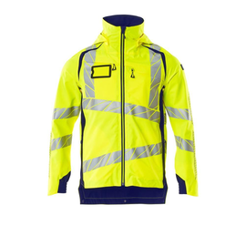 Hard Shell Jacke mit leichtem Futter /  Gr. M, Hi-vis Gelb/Schwarzblau Produktbild