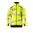 Hard Shell Jacke mit leichtem Futter /  Gr. 4XL, Hi-vis Gelb/Schwarz Produktbild