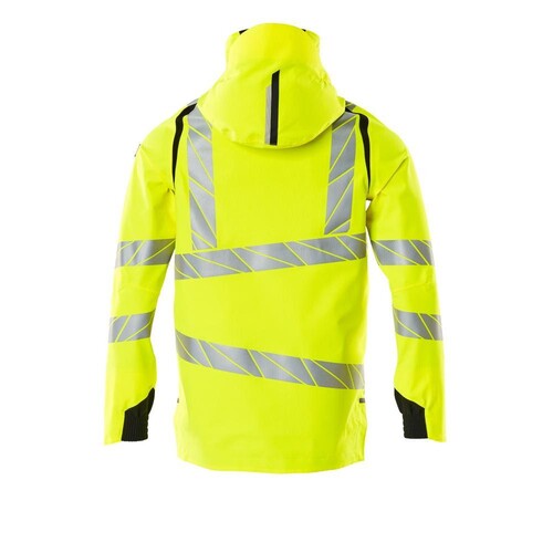 Hard Shell Jacke mit leichtem Futter /  Gr. 4XL, Hi-vis Gelb/Schwarz Produktbild Additional View 1 L
