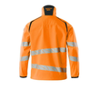 Soft Shell Jacke / Gr. 4XL, Hi-vis  Orange/Schwarzblau Produktbild Additional View 1 S