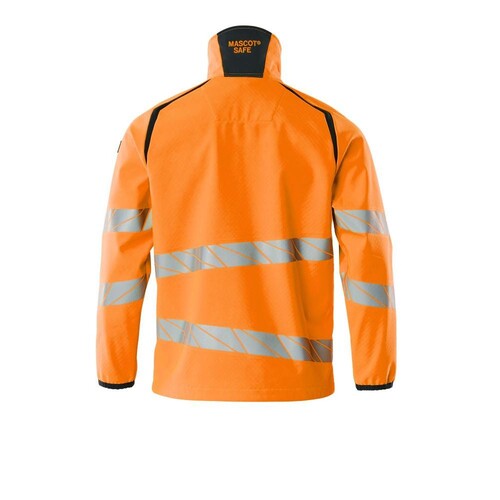 Soft Shell Jacke / Gr. 4XL, Hi-vis  Orange/Schwarzblau Produktbild Additional View 1 L