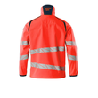 Soft Shell Jacke / Gr. 4XL, Hi-vis  Rot/Schwarzblau Produktbild Additional View 1 S