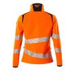Soft Shell Jacke, Damenpassform / Gr.  XL, Hi-vis Orange/Schwarzblau Produktbild Additional View 1 S