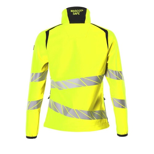 Soft Shell Jacke, Damenpassform / Gr.  XL, Hi-vis Gelb/Schwarz Produktbild Additional View 1 L