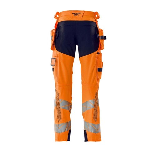 Hose mit Hängetaschen, ULTIMATE STRETCH  / Gr. 76C51, Hi-vis Orange/Schwarzblau Produktbild Additional View 1 L