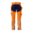 Hose mit Hängetaschen, ULTIMATE STRETCH  / Gr. 82C58, Hi-vis Orange/Schwarzblau Produktbild Additional View 1 S