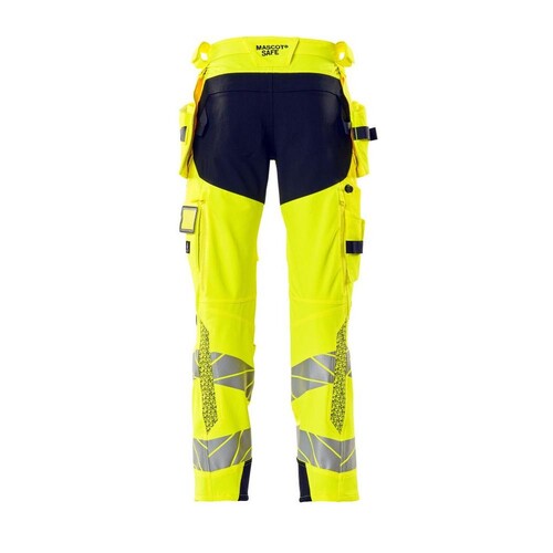 Hose mit Hängetaschen, ULTIMATE STRETCH  / Gr. 82C66, Hi-vis Gelb/Schwarzblau Produktbild Additional View 1 L