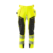 Hose mit Hängetaschen, ULTIMATE STRETCH  / Gr. 76C48, Hi-vis Gelb/Schwarz Produktbild