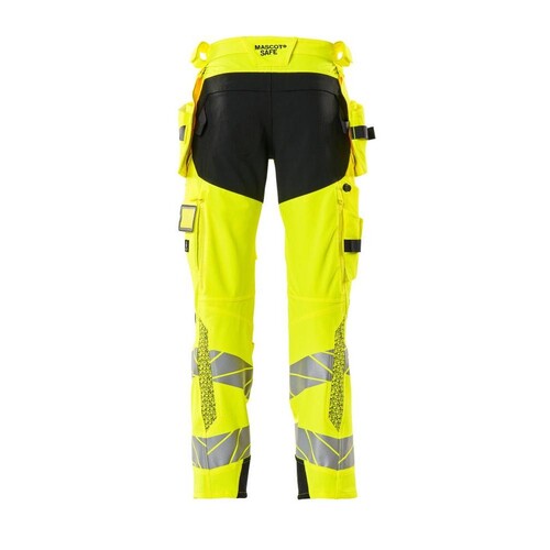 Hose mit Hängetaschen, ULTIMATE STRETCH  / Gr. 82C52, Hi-vis Gelb/Schwarz Produktbild Additional View 1 L
