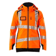 Winterjacke CLI, Damen / Gr. M, Hi-vis  Orange/Schwarzblau Produktbild