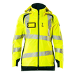 Winterjacke CLI, Damen / Gr. 4XL,  Hi-vis Gelb/Schwarzblau Produktbild