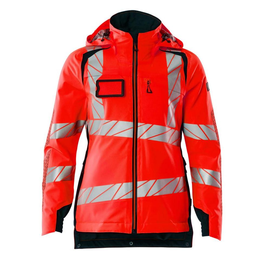 Winterjacke CLI, Damen / Gr. M, Hi-vis  Rot/Schwarzblau Produktbild