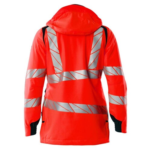 Winterjacke CLI, Damen / Gr. M, Hi-vis  Rot/Schwarzblau Produktbild Additional View 1 L